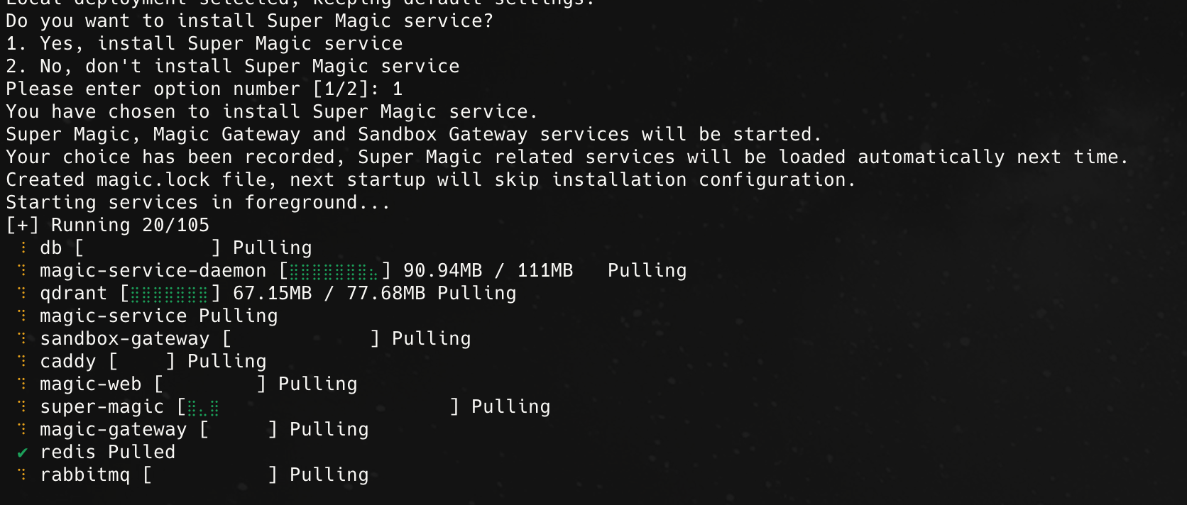 Super Magic Service Installation